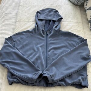 Lululemon blue zipper sweatshirt size 8, excellent condition